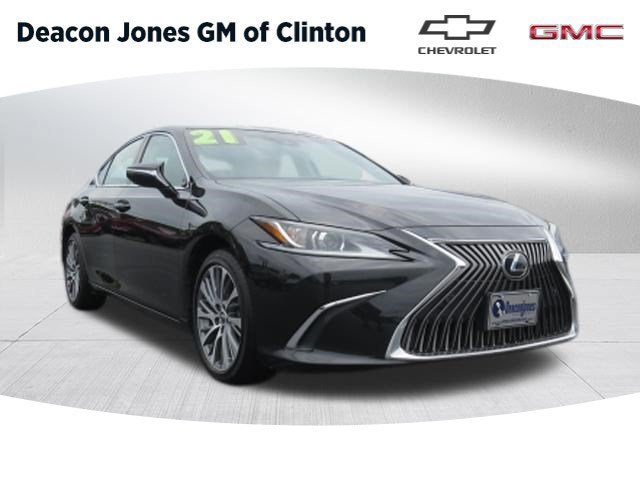 2021 Lexus ES ES 350 in Black — front three-quarter view
