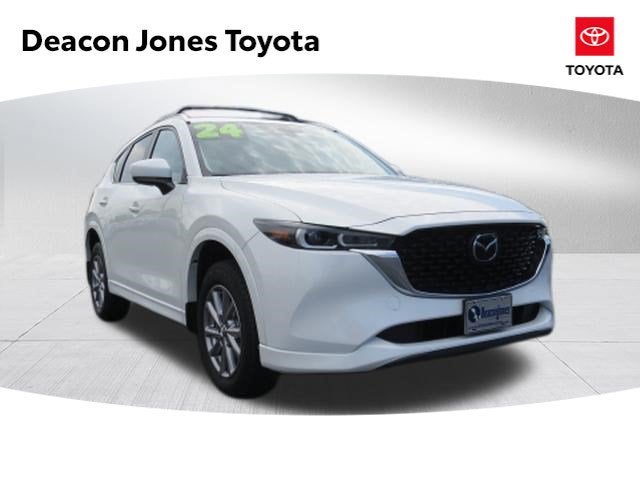 2024 Mazda Mazda CX-5 2.5 S Preferred Package in Rhodium White Metallic — front three-quarter view