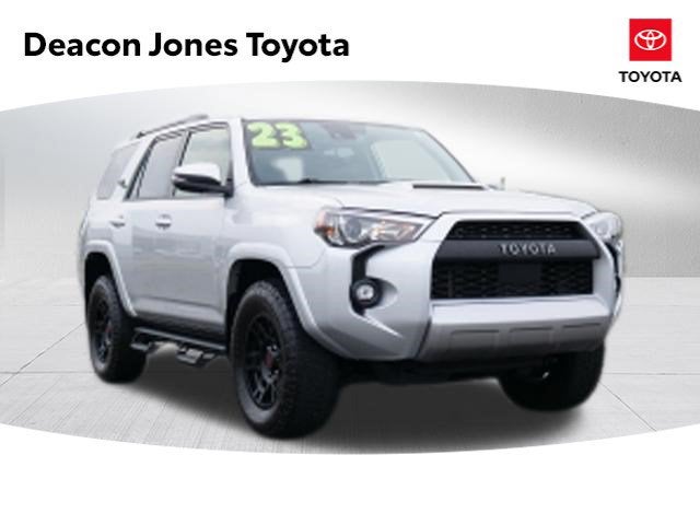 2023 Toyota 4Runner TRD Off Road Premium in Classic Silver Metallic — front three-quarter view