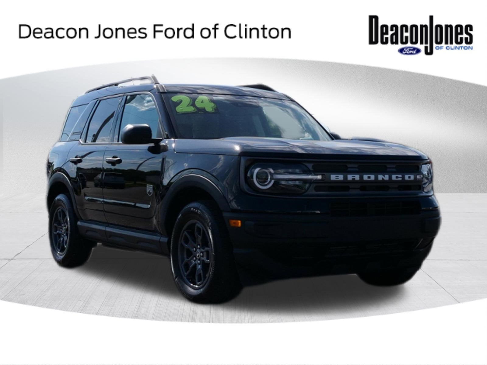 2024 Ford Bronco Sport Big Bend in Shadow Black — front three-quarter view