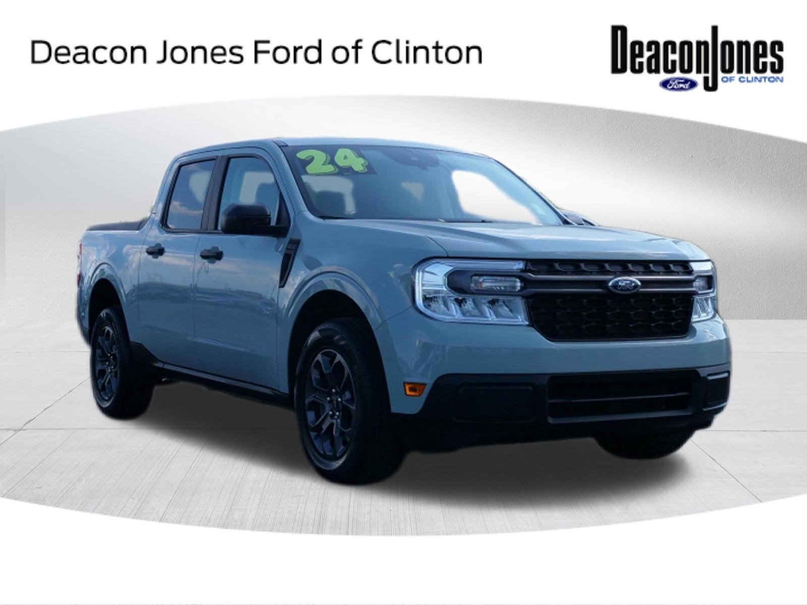 2024 Ford Maverick XLT in Gray — front three-quarter view