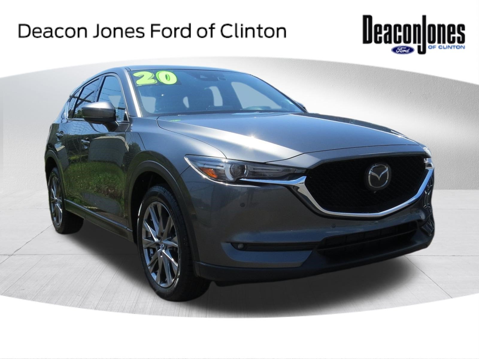 2020 Mazda Mazda CX-5 Signature in Machine Gray Metallic — front three-quarter view
