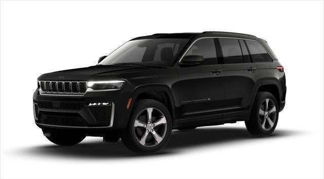 2026 Jeep Grand Cherokee GRAND CHEROKEE LIMITED 4X2 in Diamond Black Crystal Pearl-Coat Exterior Paint — front three-quarter view