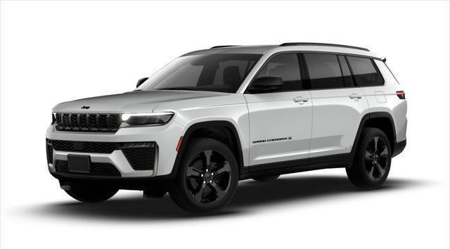 2026 Jeep Grand Cherokee GRAND CHEROKEE L LIMITED 4X4 in Silver Zynith Exterior Paint — front three-quarter view