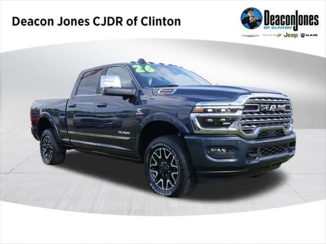 2026 RAM Ram 2500 RAM 2500 LIMITED CREW CAB 4X4 6'4' BOX in Forged Blue Metallic Exterior Paint — front three-quarter view