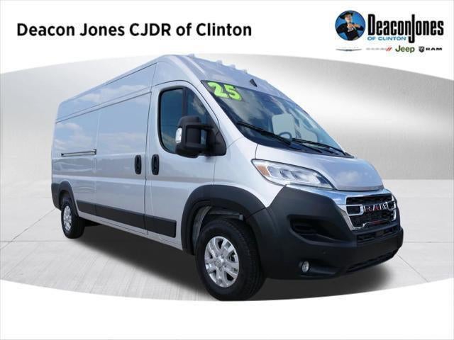 2025 RAM Ram ProMaster RAM PROMASTER 2500 SLT CARGO VAN HIGH ROOF 159' WB in Bright Silver Metallic Clear-Coat Exterior Paint — front...
